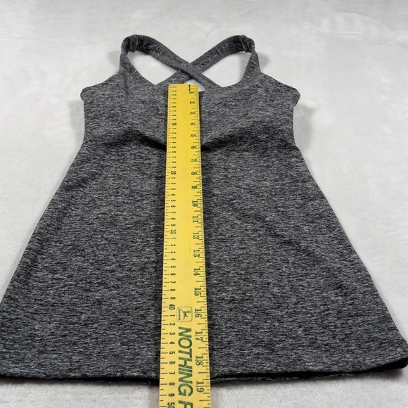 Beyond Yoga Criss Cross Heathered Gray Tank Top Size XS Extra Small - Picture 12 of 12